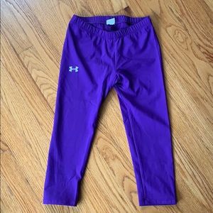 Purple crop leggings